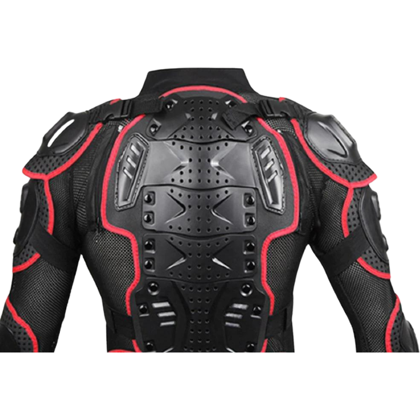 KIYOKI Unisex Motorcycle Riding Body Protection Armour Elastic Breathable Jacket Protection Safe