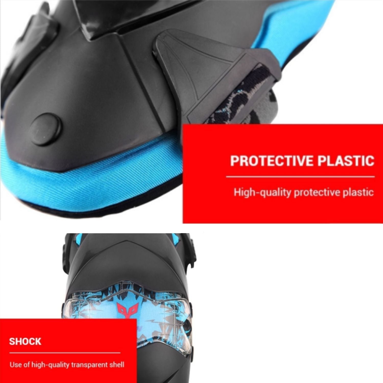 Adult Motorcycle Elbow Knee Pads Motorbike Armour Knee Protector Shin Guards - KIYOKI
