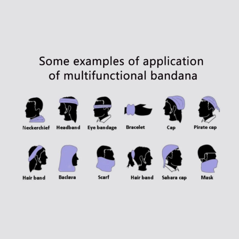 Motorcycle Face Mask Outdoor Riding Sport Face Cover Uv Protection Bandana Face Shield Windproof Cover - KIYOKI