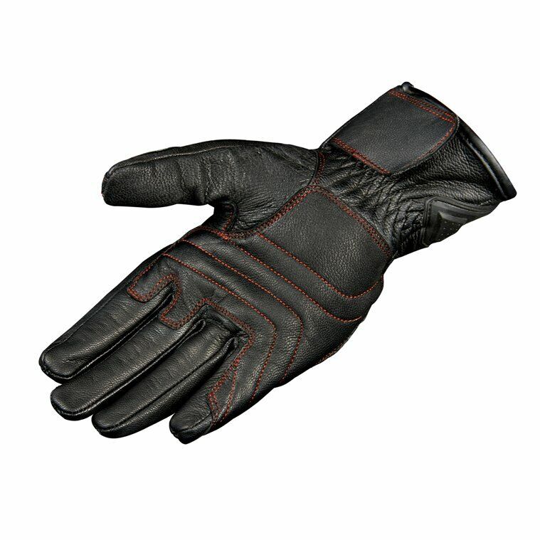 Motorcycle Gloves Cowhide Leather Motorbike Waterproof Gloves Protective Riding - KIYOKI