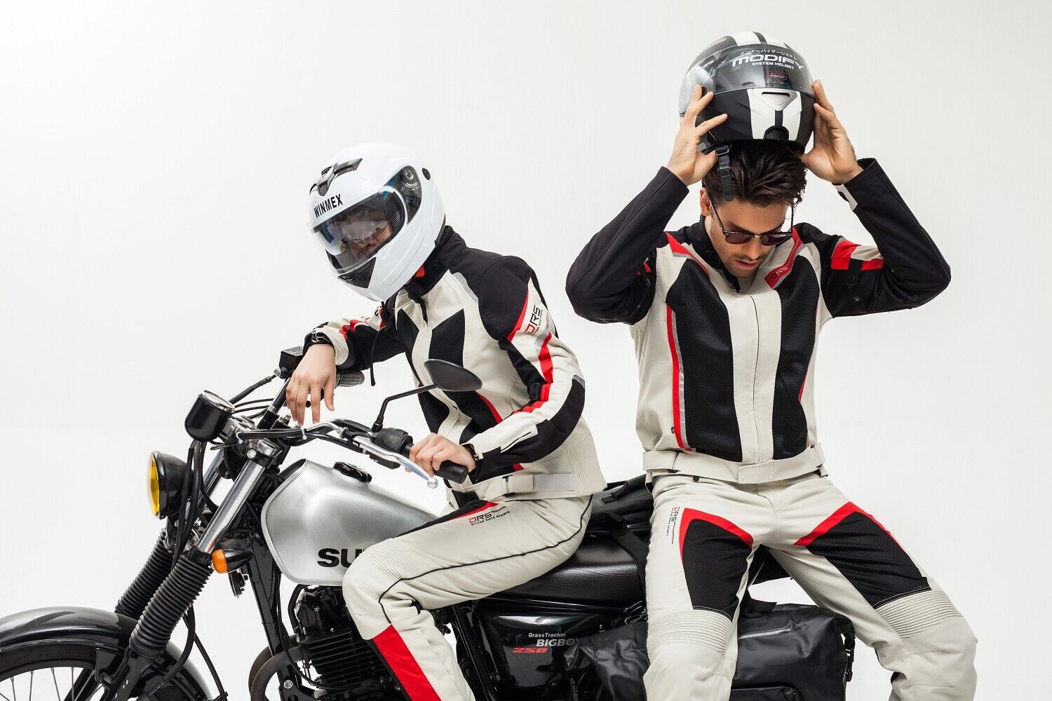 Motorcycle Summer Air Mesh Breathable Riding Jacket with CE Armour Reflective Body Protection - KIYOKI