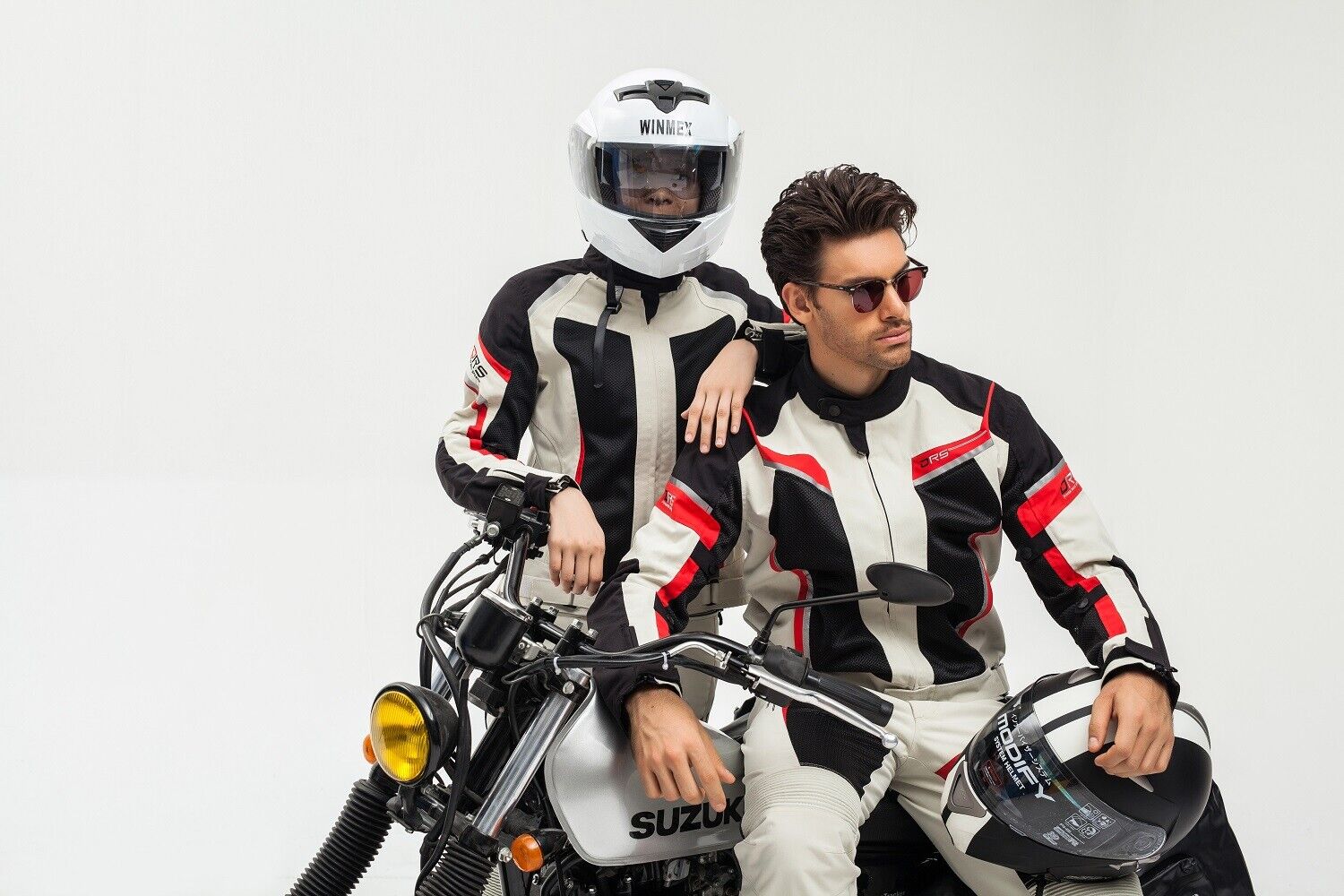 Motorcycle Summer Air Mesh Breathable Riding Jacket with CE Armour Reflective Body Protection - KIYOKI