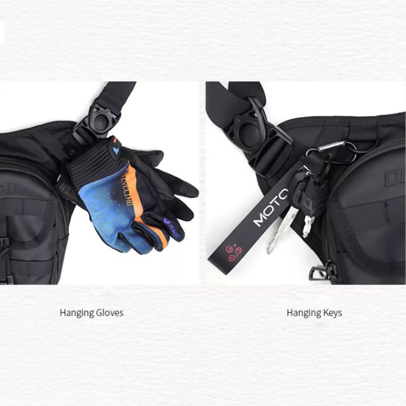 Multi-Use Leg Thigh Outdoor Cycling Pouch Travel Motorcycle Leg Bag Fanny Pack - KIYOKI
