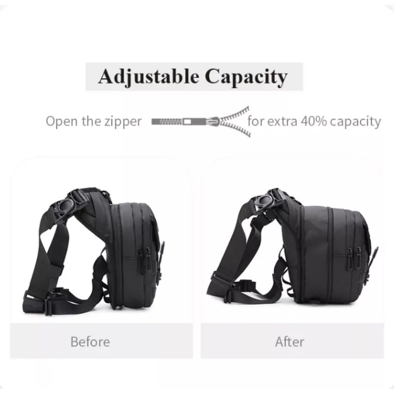 Multi-Use Leg Thigh Outdoor Cycling Pouch Travel Motorcycle Leg Bag Fanny Pack - KIYOKI