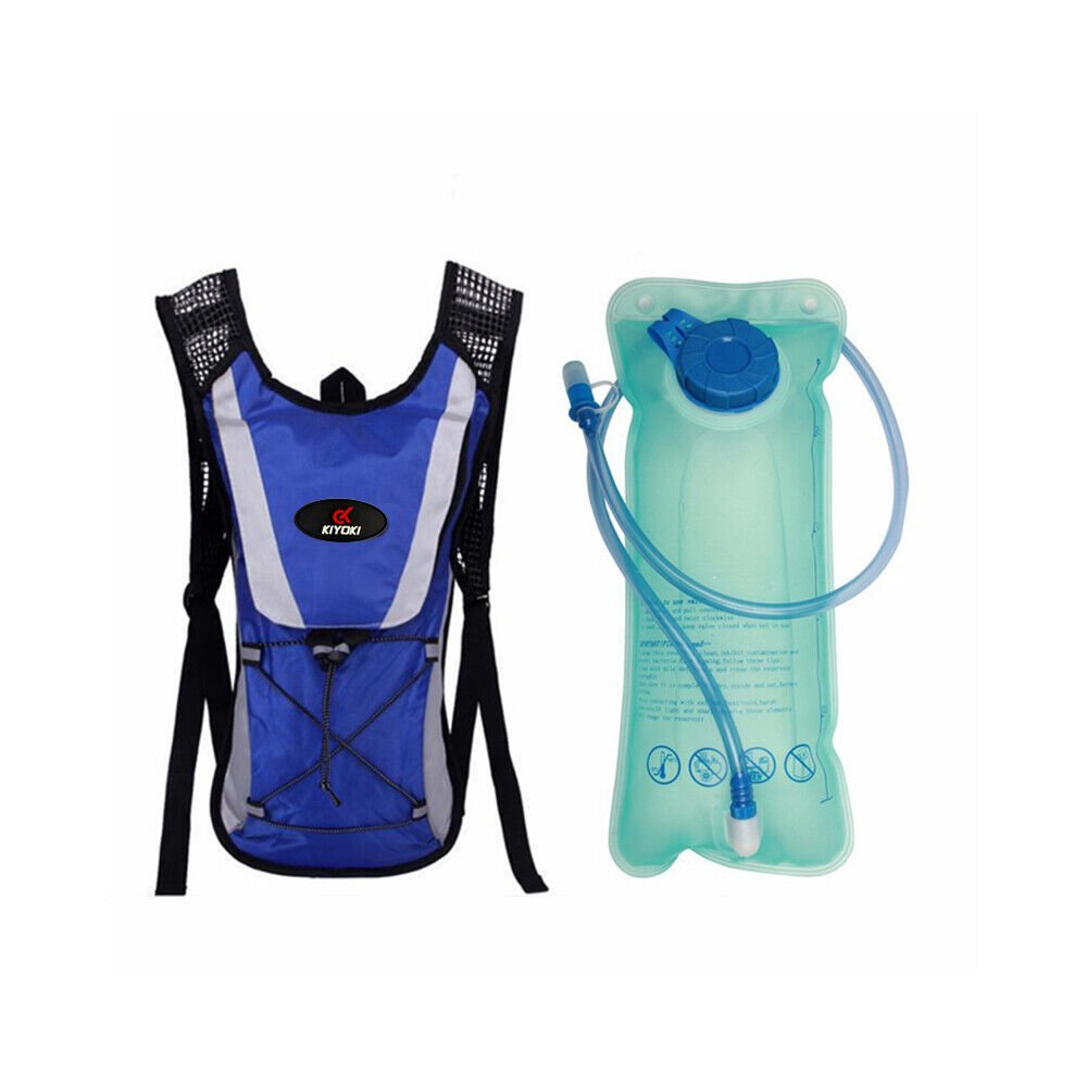 Outdoor Hiking Camping Cycling Running Riding Hydration Pack Backpack+2L Water Bladder - KIYOKI