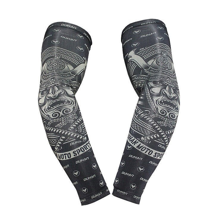 Summer Sport Riding Arm Sleeves Stretch Sun Protection Covers Motorcycle Riding Arm Covers - KIYOKI