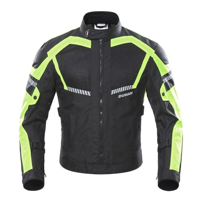 Motorcycle Summer Racing Jacket Motorbike Jacket Mesh Vented Armour Reflective Jacket - KIYOKI