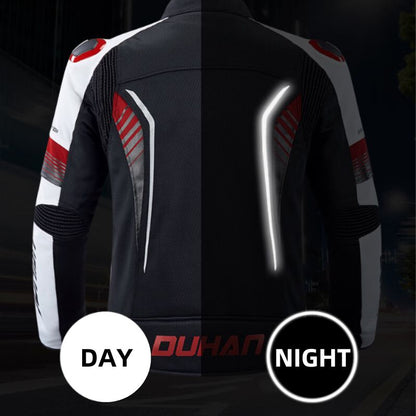 DUHAN Motorbike Jacket Net mesh biker Jackets Motorcycle &amp; Auto Riding Wear Men Net Mesh Motorbike Jacket - KIYOKI