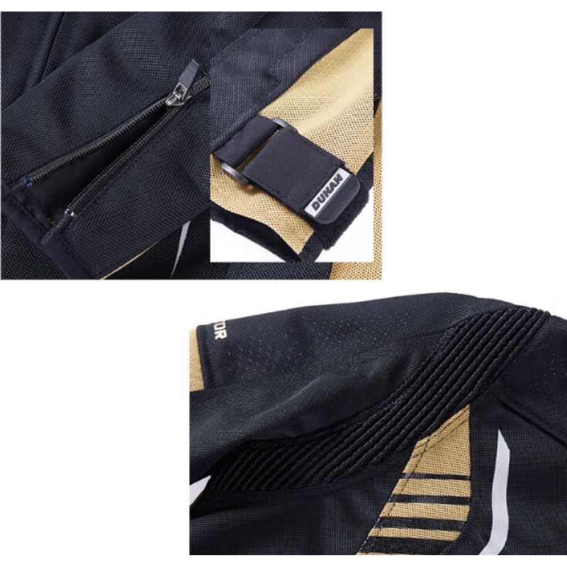 DUHAN Motorbike Jacket Net mesh biker Jackets Motorcycle &amp; Auto Riding Wear Men Net Mesh Motorbike Jacket - KIYOKI