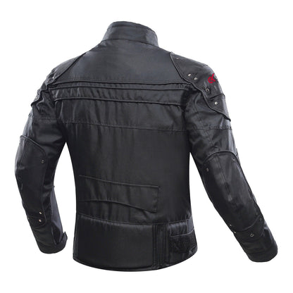 KIYOKI Men Motorcycle CE Armored Riding Jacket Removable Thermal Liner Body Protection All Seasons - KIYOKI