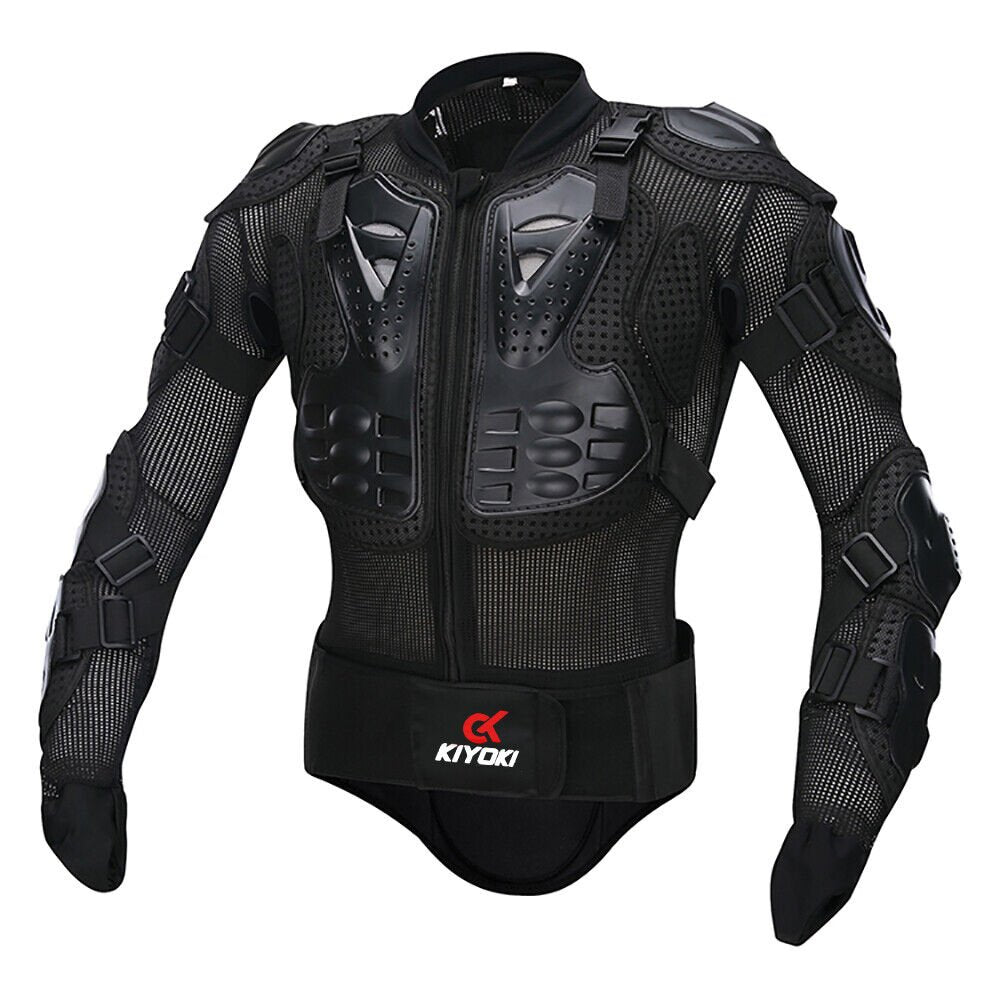 KIYOKI Motorcycle Riding Body Protection Armour Elastic Breathable Jacket Protection Safe - KIYOKI