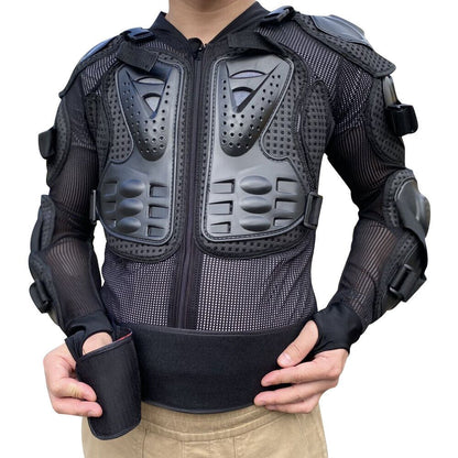 KIYOKI Motorcycle Riding Body Protection Armour Elastic Breathable Jacket Protection Safe - KIYOKI