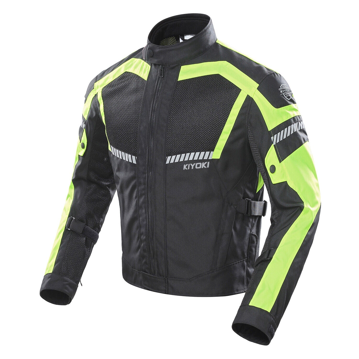 KIYOKI Summer Breathable Mesh Motorcycle Riding Jacket CE Armored Body Protection - KIYOKI