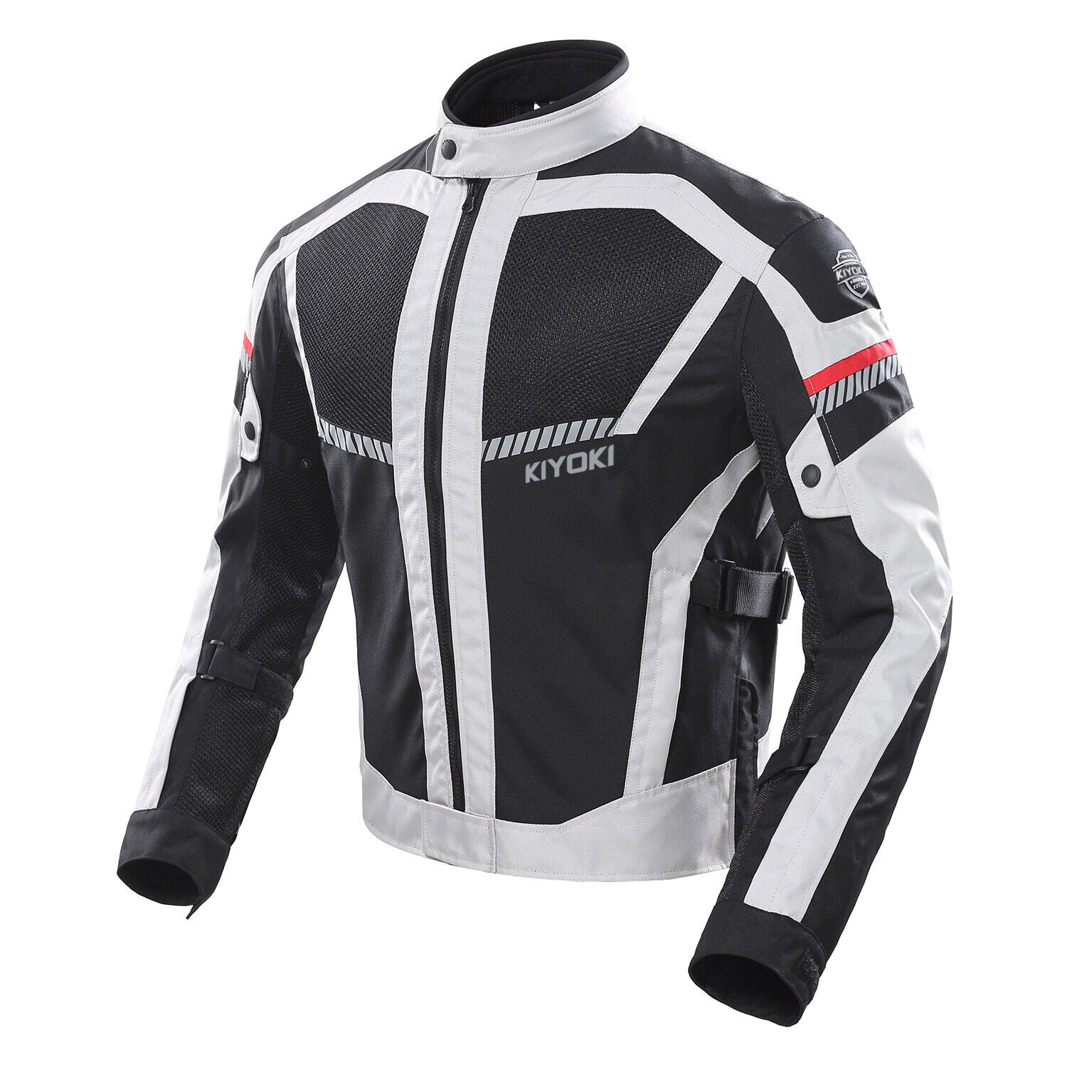 KIYOKI Summer Breathable Mesh Motorcycle Riding Jacket CE Armored Body Protection - KIYOKI