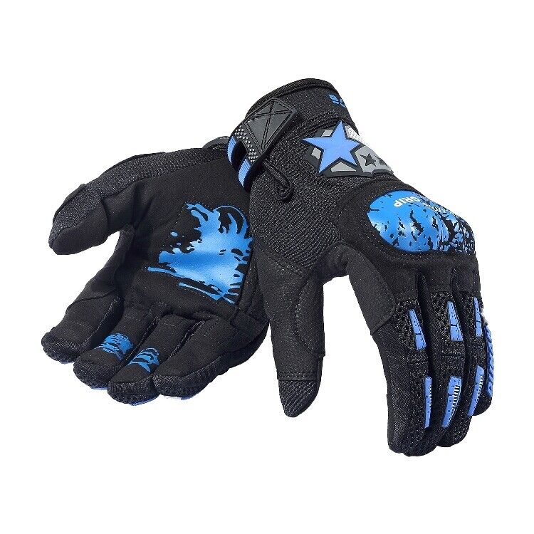 Motorcycle Gloves Touch Screen Motorbike Gloves Microfiber Riding Protection AU - KIYOKI