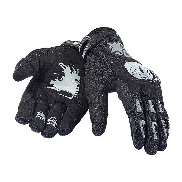 Motorcycle Gloves Touch Screen Motorbike Gloves Microfiber Riding Protection AU - KIYOKI