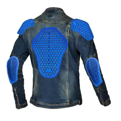 Motorcycle Riding Suit Four-Season Casual Denim Jacket Protective Gear - KIYOKI