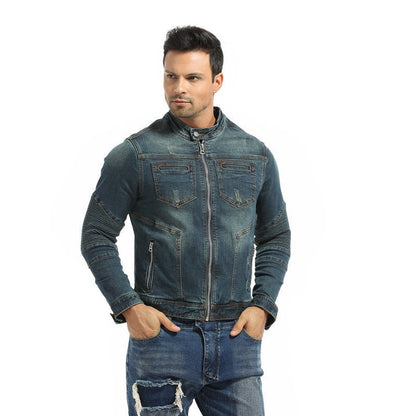 Motorcycle Riding Suit Four-Season Casual Denim Jacket Protective Gear - KIYOKI