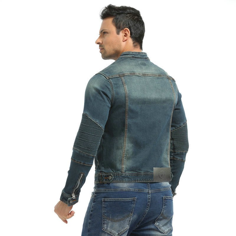 Jean jacket for motorcycle on sale riding