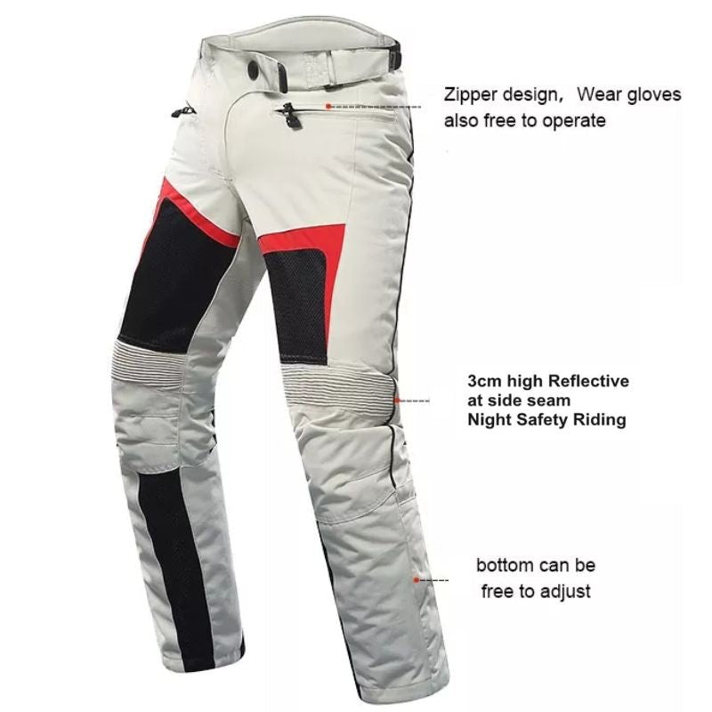 DUHAN Racing Wear Men's Motorcycle Pants Breathable Spandex Nylon  Comfortable Motorbike Pants Summer, Accessories