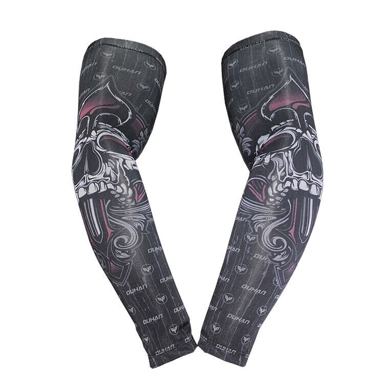 Summer Sport Riding Arm Sleeves Stretch Sun Protection Covers Motorcycle Riding Arm Covers - KIYOKI
