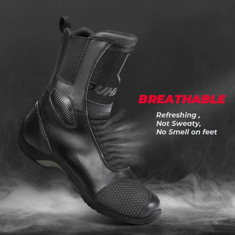 Breathable motorcycle boots cheap