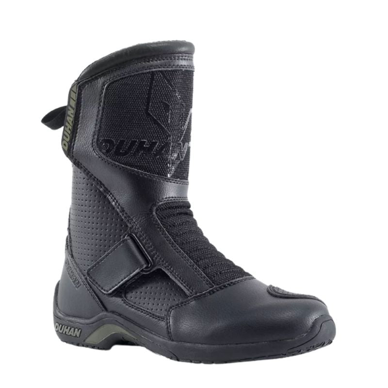 Unisex Breathable Sports Style Leather Motorcycle Boots Racing Motorbike Shoes For Motorcyclist - KIYOKI
