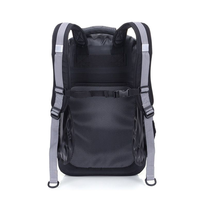 Waterproof Motorcycle Backpack Motorbike Helmet Bag Moto Riding Luggage Rucksack Black - KIYOKI