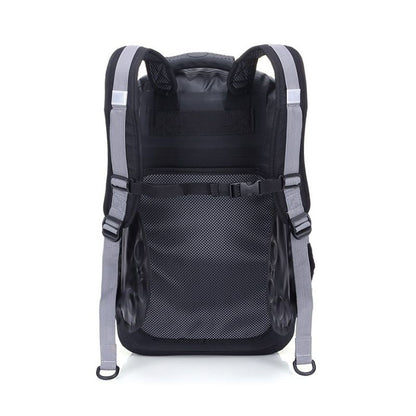 Waterproof Motorcycle Backpack Motorbike Helmet Bag Moto Riding Luggage Rucksack Black - KIYOKI